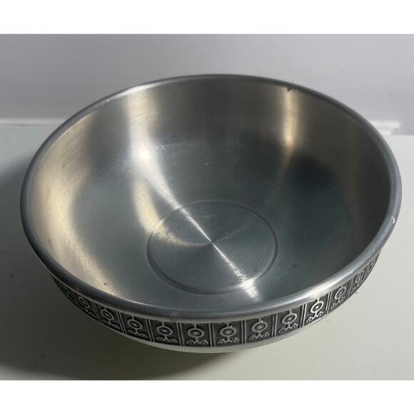 Vintage HAUGRUD NORWAY PEWTER FOOTED BOWL - Picture 2 of 5
